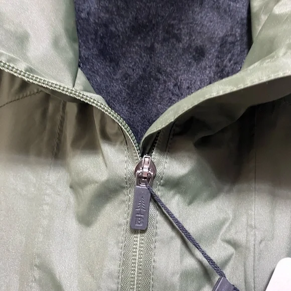 Bass Outdoor Firebird Trail Rain Jacket Green Size Large NWT - Picture 7 of 11
